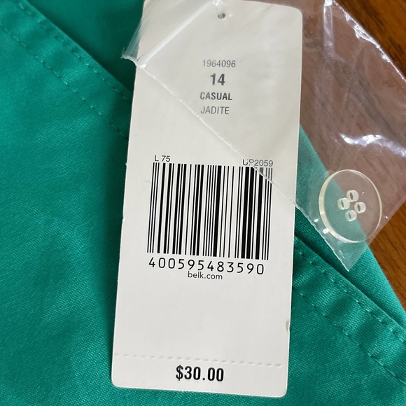 NEW Kim Rogers Women Bermuda spandex Sz 14 NWT - Picture 6 of 7